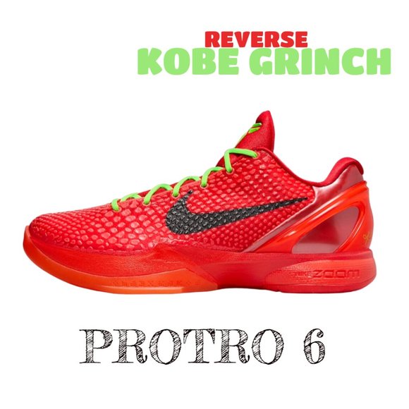 NEW Kobe GRINCH REVESRSE PROTRO 6 NIKE FV4921 FAST SHIP DS Mamba main image 9